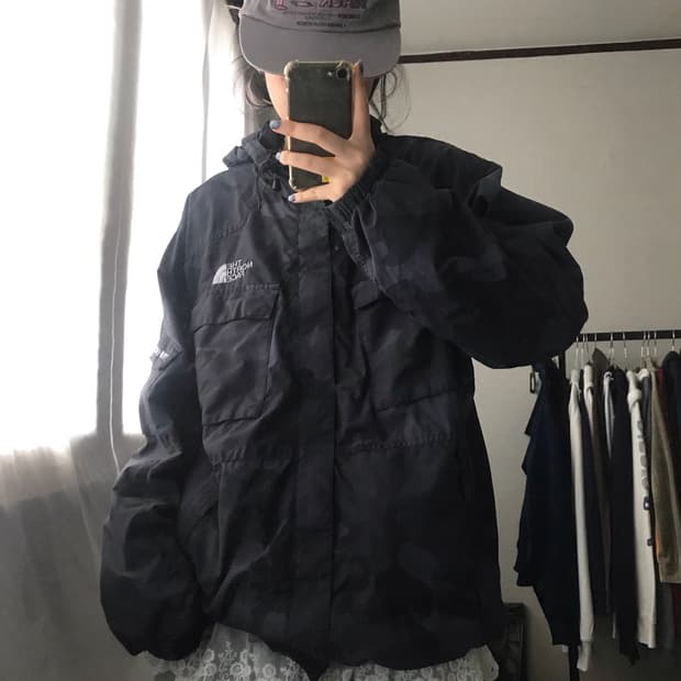노페 카모 바람막이