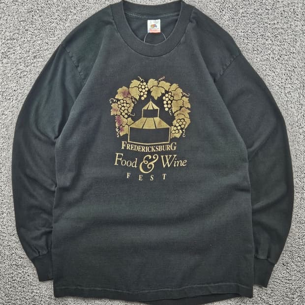 8~90's USA 프룻오브더룸 싱글스티치 롱슬리브 (L) / 11657