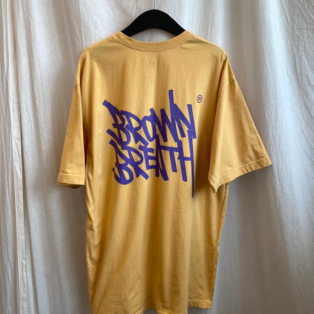 brownbreath 머스타드 반팔티셔츠(L)