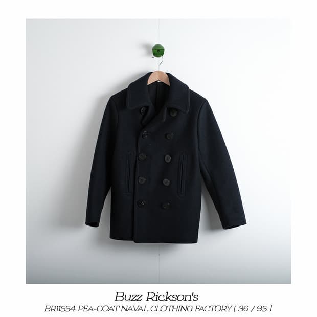 버즈릭슨 피코트 BR11554 네이비 36(95)사이즈