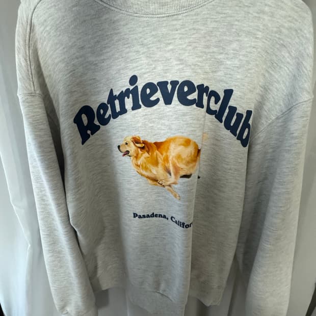 리트리버클럽 맨투맨 m