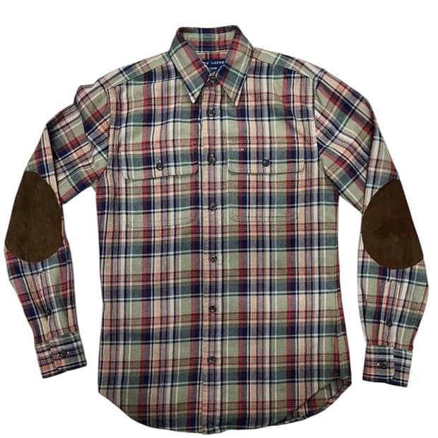 폴로 랄프로렌 패치워크 체크 셔츠 클래식 핏