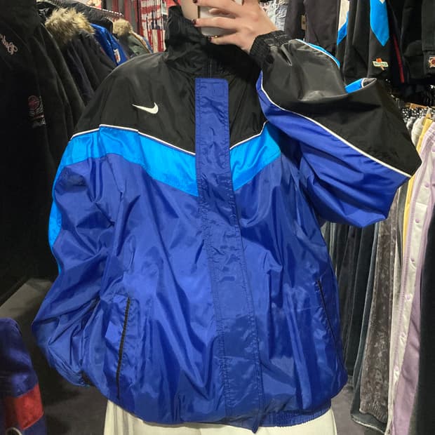 [IM] 나이키 바람막이 블랙블루