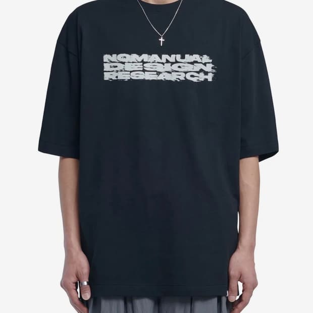 노매뉴얼 D.B.L T-SHIRT - BLACK