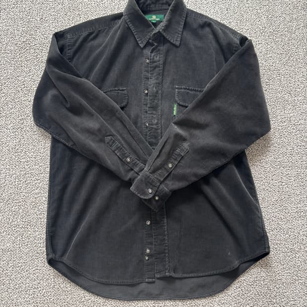 빈티지 브라운 셔츠 