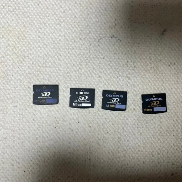 올림푸스 xd카드