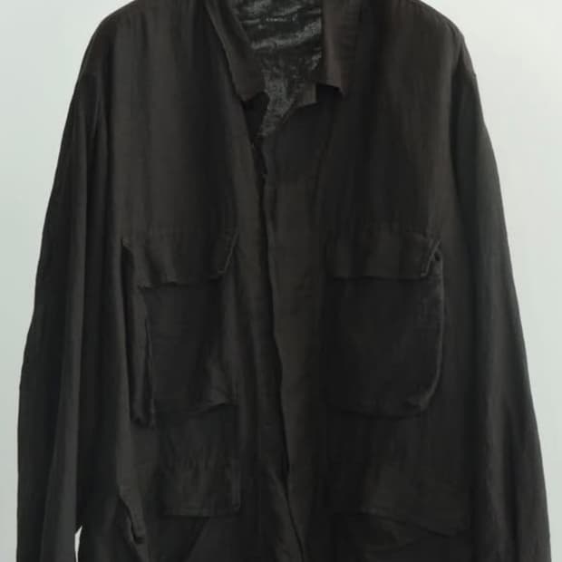 [2] 코모리 26ss 실크 코튼 bdu 자켓 브라운