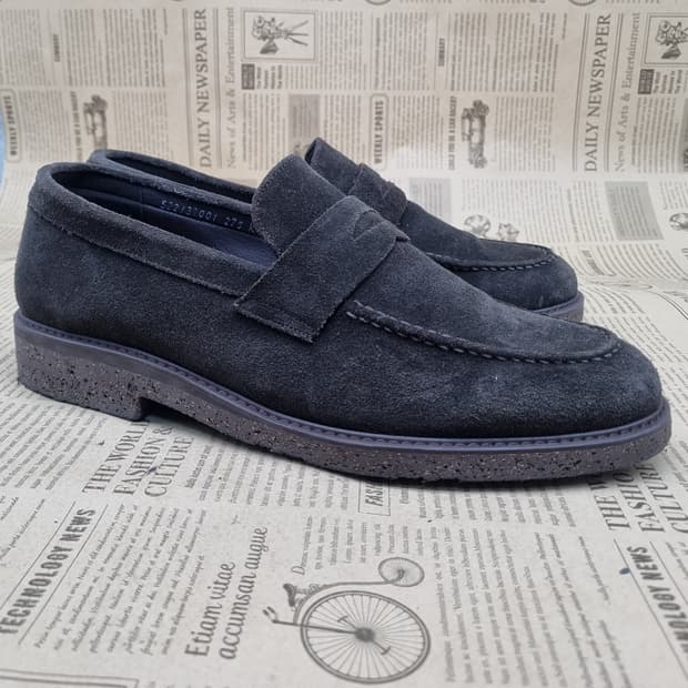 미소페 스웨이드 남성페니로퍼 실사이즈290