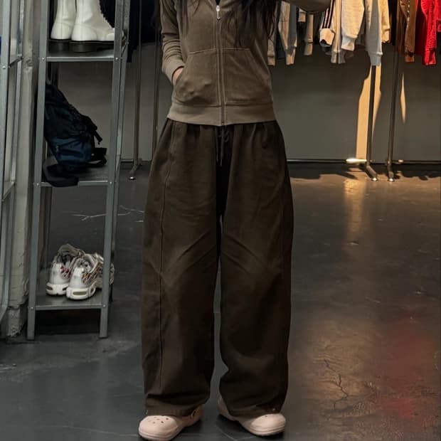 쥬시꾸뛰르 벨벳 집업 A3080