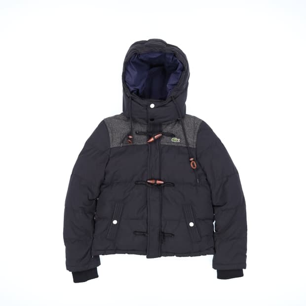 [46] 라코스테 여성 모 덕다운 숏 패딩 N7072