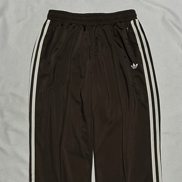 XS 아디다스 베켄바우어 다크 브라운 트랙 팬츠