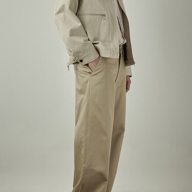 유스 wide chino pants