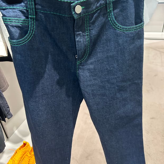 보테가베네타 그린스티치 데님