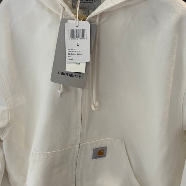 칼하트 WIP OG 액티브 자켓 아이보리 L