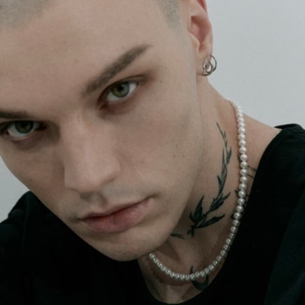 실버테그 진주 목걸이