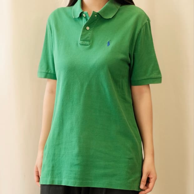 폴로 랄프로렌 포니 자수 pk 카라티 반팔 그린