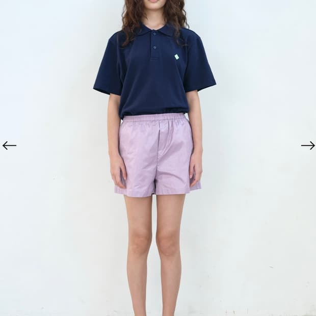 ENZOBLUES 글로시 밴딩 쇼츠 핑크 (Free)