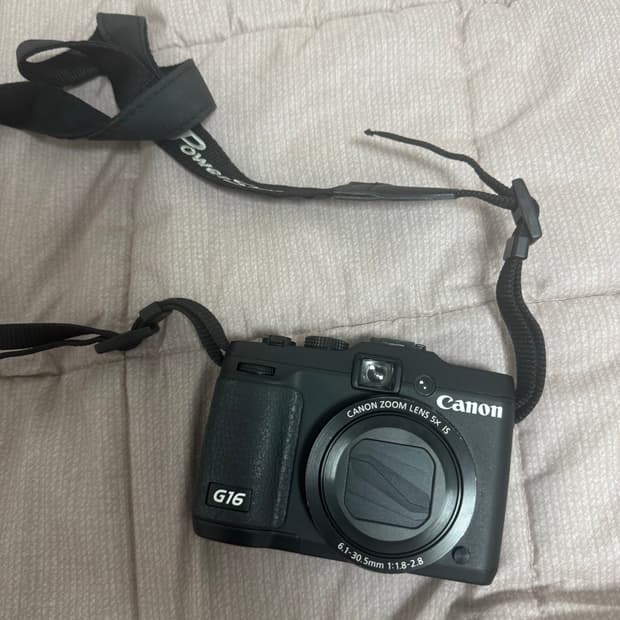 인플루언서 강경민 카메라 캐논 파워샷 G16(작례 있음)