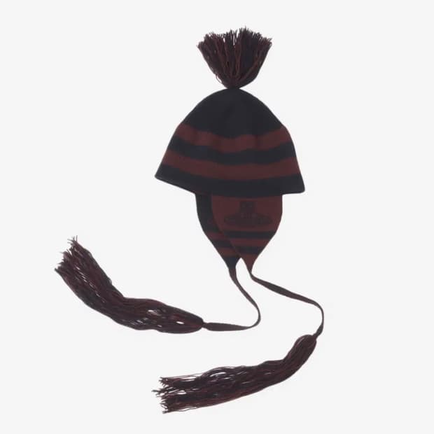 비비안웨스트우드 이어플랩 나나 신이치 비니 모자