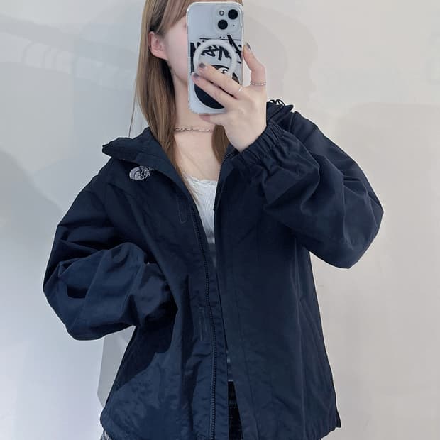 노스페이스 블랙 바람막이