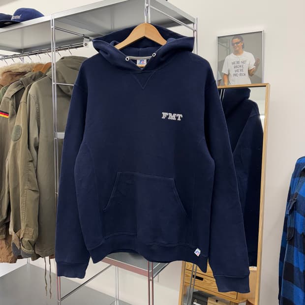 러셀 빈티지 스웻 후드티 (M)  