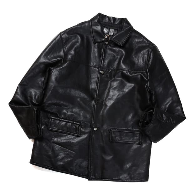 베르사체 Gianni Versace Lamb Skin Car Coat