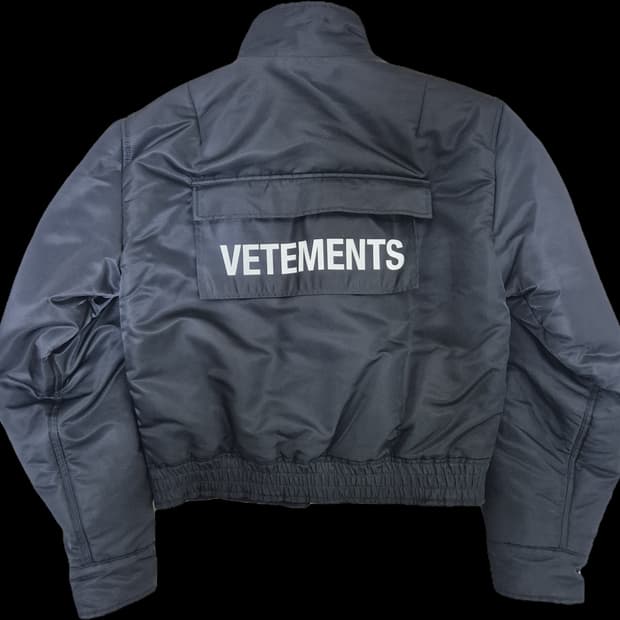 베트멍 폴리스 리버시블 봄버 자켓