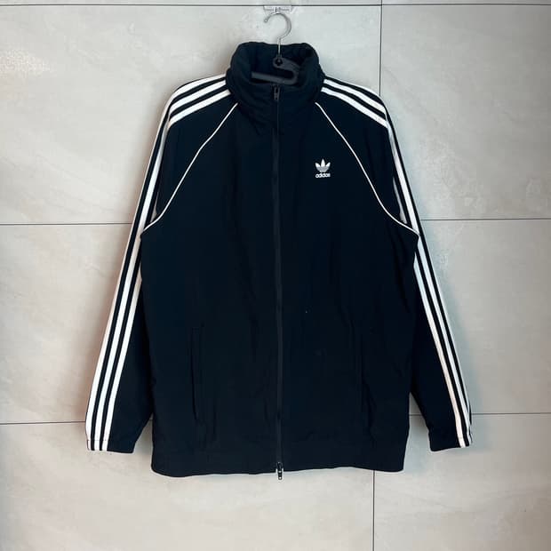 [XL] 아디다스 파이어버드 윈드브레이커 바람막이 블랙