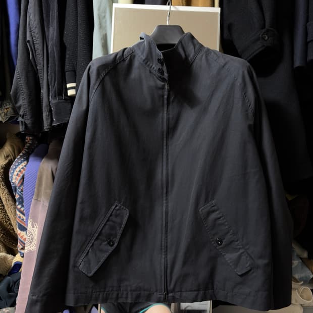 포터리 코튼 해링턴 자켓 다크 네이비 2사이즈
