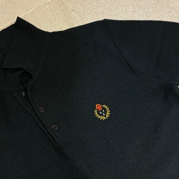 헤리티지플로스 울 폴로 셔츠 포레스트 그린