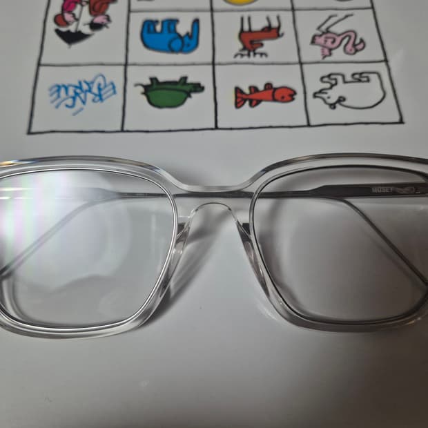 젠틀몬스터 모우지 mosey c1 클리어 안경테