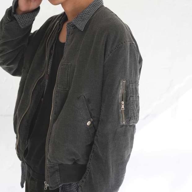 ham 에비에이터 MA-1 다이드 차콜