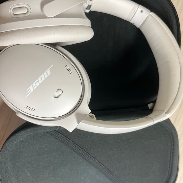 보스 qc헤드셋 스모크화이트