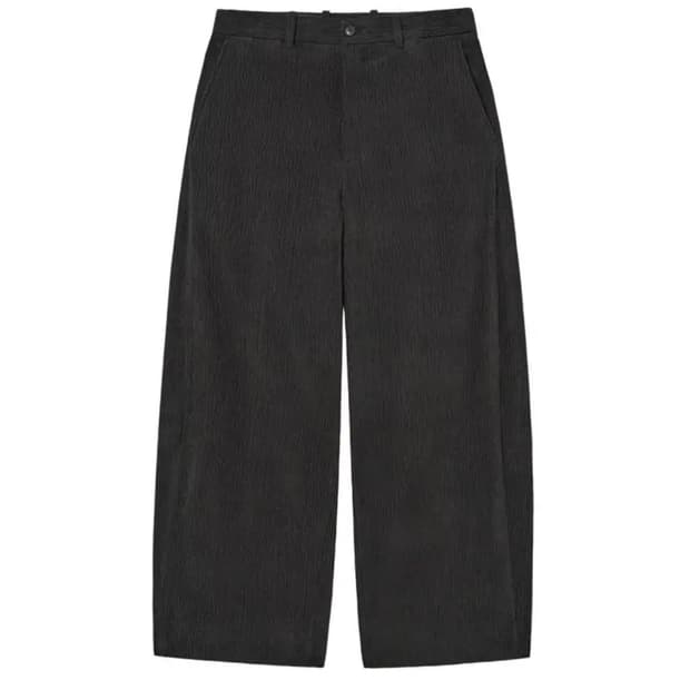 해칭룸 와이드 커브 트라우저 범퓨로이 차콜