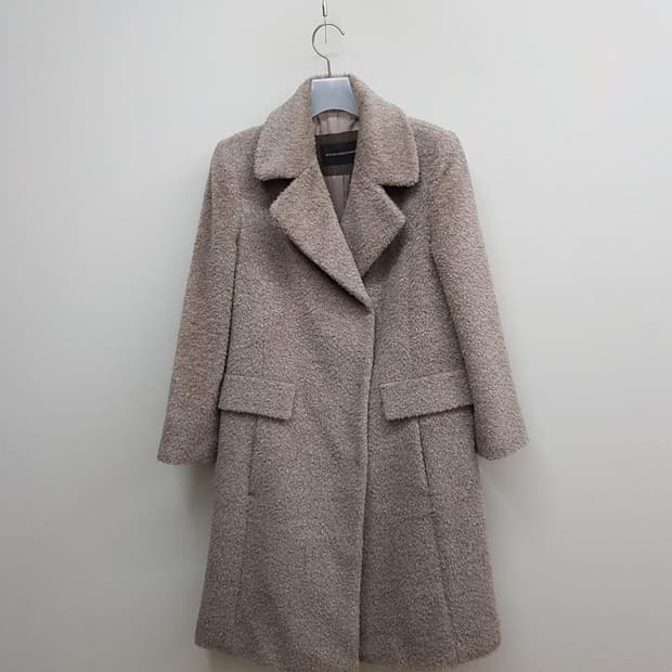 쁘레땅 PRENDANG 부클 텍스처 싱글 롱 코트 88-96-160사이즈