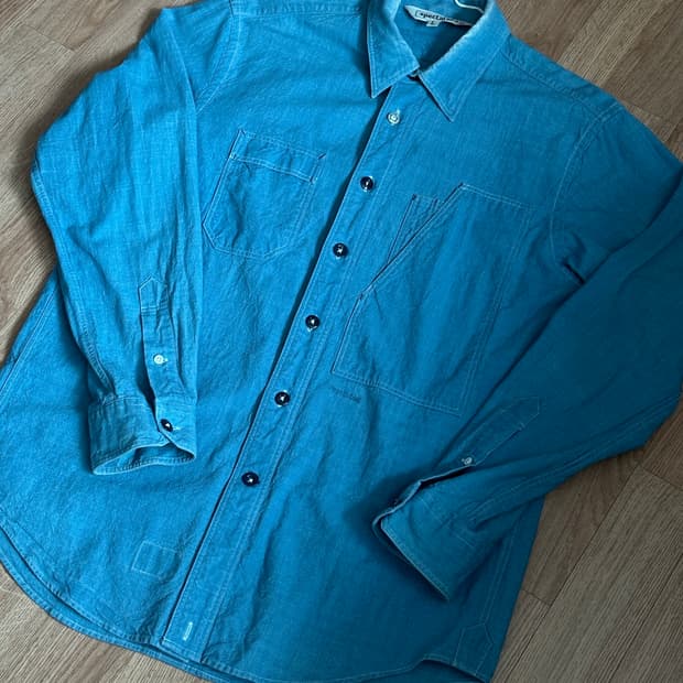 스펙테이터 샴브레이셔츠127C-005<WORK SHIRT C>