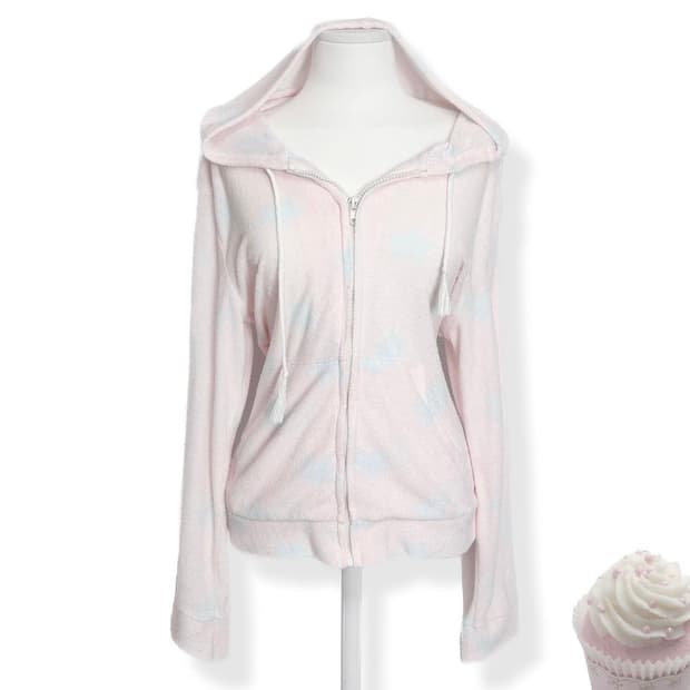 슈가돌 핑크 소라 별 후드집업