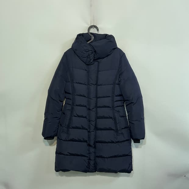 빈폴 여성 프리미엄 구스다운 롱패딩 90 네이비