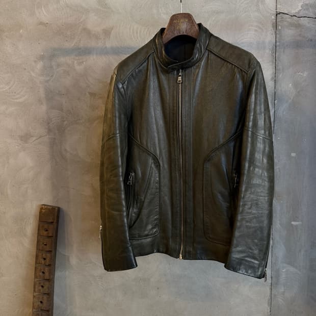 반하트 디 알바자 램스킨 라이더 자켓 슬림100