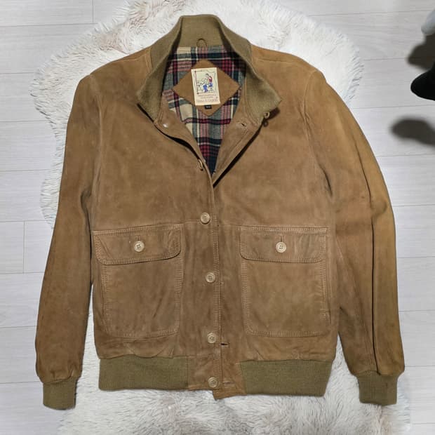 빈티지 A-1 스웨이드 자켓 50사이즈 발스타리노 st