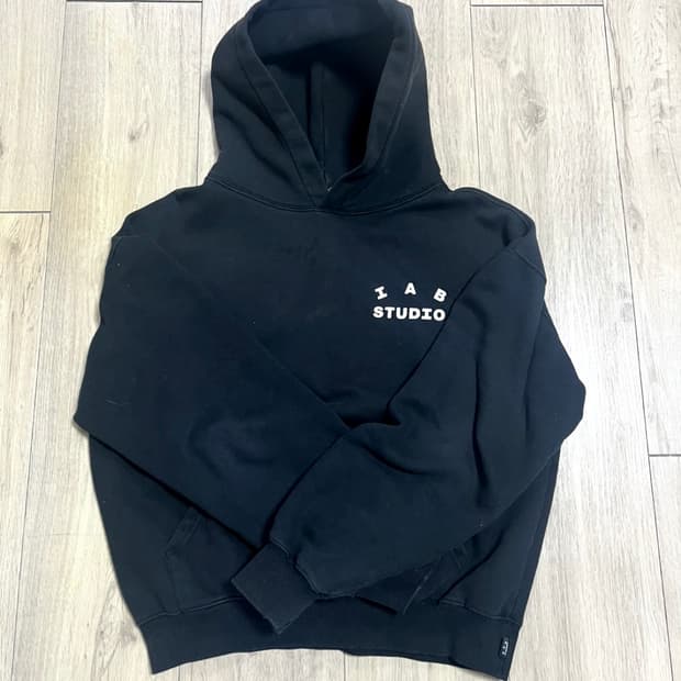 아이앱 스튜디오 후드티 블랙 M