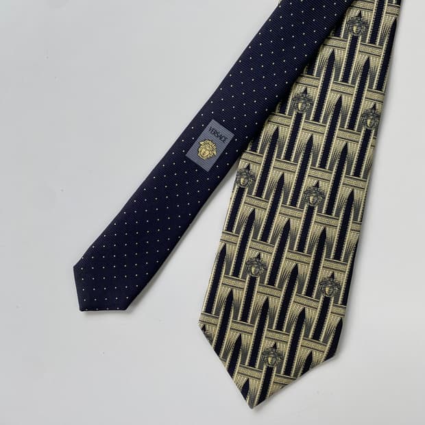 Gianni Versace 베르사체 모노그램 정품 명품넥타이