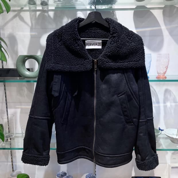 PERVERZE shearling jacket
