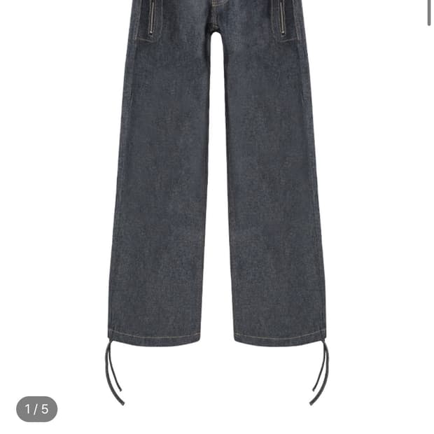 MJD 로우라이드 듀얼집 데님팬츠 m size