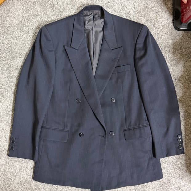 90s 디올 피크드라펠 더블 블레이저