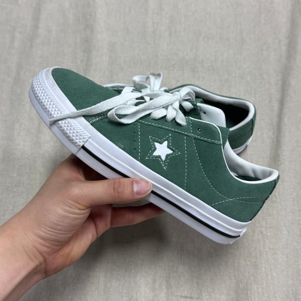 컨버스 원스타 스웨이드 그린 220
