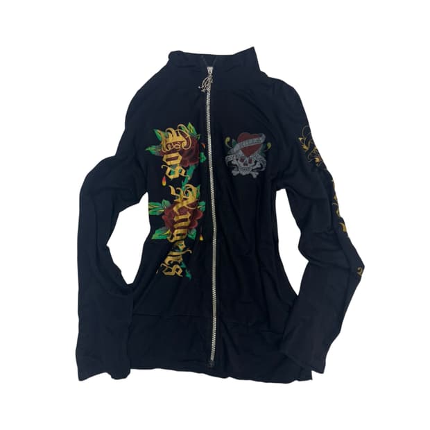 Ed hardy zip -up 