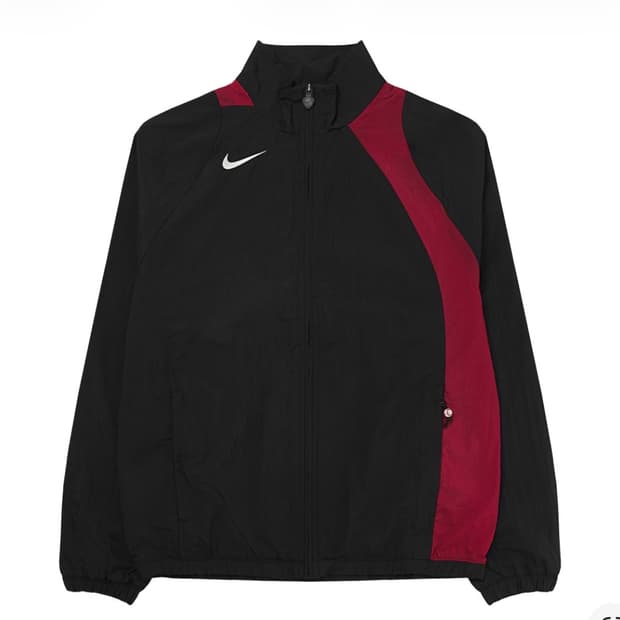 나이키 토탈 90 리펠 풋볼 트랙수트 자켓 블랙 짐 레드 