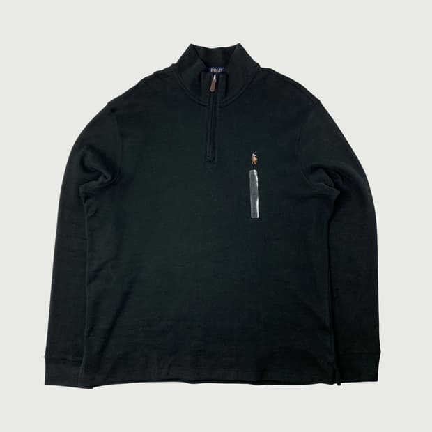 [L,XL/정품] 폴로 랄프로렌 블랙 하프 반집업