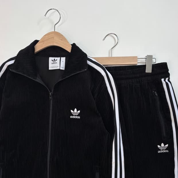 Adidas 아디다스 코듀로이 BB 블랙컬러 트랙 셋업